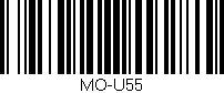 Código de barras (EAN, GTIN, SKU, ISBN): 'MO-U55'