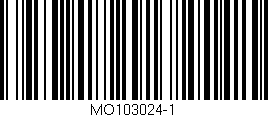 Código de barras (EAN, GTIN, SKU, ISBN): 'MO103024-1'