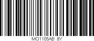 Código de barras (EAN, GTIN, SKU, ISBN): 'MO1105AB/8Y'