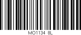 Código de barras (EAN, GTIN, SKU, ISBN): 'MO1134/8L'