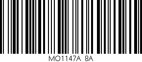 Código de barras (EAN, GTIN, SKU, ISBN): 'MO1147A/8A'