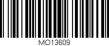 Código de barras (EAN, GTIN, SKU, ISBN): 'MO13609'