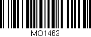 Código de barras (EAN, GTIN, SKU, ISBN): 'MO1463'