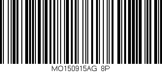 Código de barras (EAN, GTIN, SKU, ISBN): 'MO150915AG/8P'