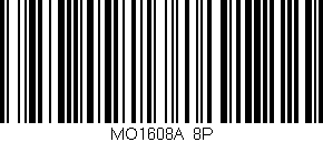 Código de barras (EAN, GTIN, SKU, ISBN): 'MO1608A/8P'