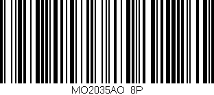 Código de barras (EAN, GTIN, SKU, ISBN): 'MO2035AO/8P'