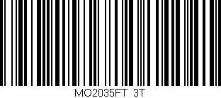 Código de barras (EAN, GTIN, SKU, ISBN): 'MO2035FT/3T'
