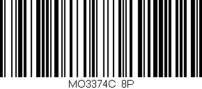 Código de barras (EAN, GTIN, SKU, ISBN): 'MO3374C/8P'