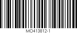 Código de barras (EAN, GTIN, SKU, ISBN): 'MO413812-1'