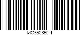 Código de barras (EAN, GTIN, SKU, ISBN): 'MO553650-1'