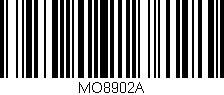 Código de barras (EAN, GTIN, SKU, ISBN): 'MO8902A'
