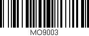Código de barras (EAN, GTIN, SKU, ISBN): 'MO9003'
