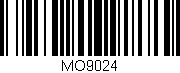 Código de barras (EAN, GTIN, SKU, ISBN): 'MO9024'