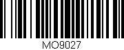 Código de barras (EAN, GTIN, SKU, ISBN): 'MO9027'