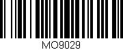 Código de barras (EAN, GTIN, SKU, ISBN): 'MO9029'