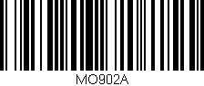 Código de barras (EAN, GTIN, SKU, ISBN): 'MO902A'