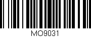 Código de barras (EAN, GTIN, SKU, ISBN): 'MO9031'