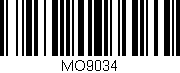 Código de barras (EAN, GTIN, SKU, ISBN): 'MO9034'