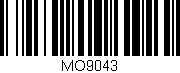 Código de barras (EAN, GTIN, SKU, ISBN): 'MO9043'