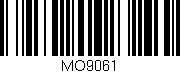 Código de barras (EAN, GTIN, SKU, ISBN): 'MO9061'