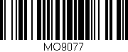 Código de barras (EAN, GTIN, SKU, ISBN): 'MO9077'