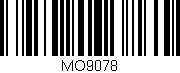 Código de barras (EAN, GTIN, SKU, ISBN): 'MO9078'