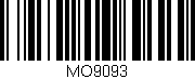 Código de barras (EAN, GTIN, SKU, ISBN): 'MO9093'
