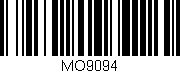 Código de barras (EAN, GTIN, SKU, ISBN): 'MO9094'