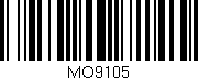 Código de barras (EAN, GTIN, SKU, ISBN): 'MO9105'