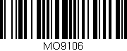Código de barras (EAN, GTIN, SKU, ISBN): 'MO9106'