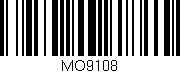 Código de barras (EAN, GTIN, SKU, ISBN): 'MO9108'