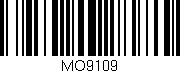 Código de barras (EAN, GTIN, SKU, ISBN): 'MO9109'