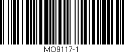 Código de barras (EAN, GTIN, SKU, ISBN): 'MO9117-1'
