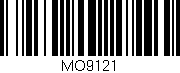 Código de barras (EAN, GTIN, SKU, ISBN): 'MO9121'