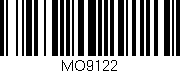 Código de barras (EAN, GTIN, SKU, ISBN): 'MO9122'