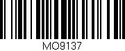 Código de barras (EAN, GTIN, SKU, ISBN): 'MO9137'