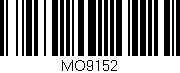 Código de barras (EAN, GTIN, SKU, ISBN): 'MO9152'