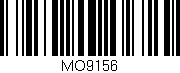 Código de barras (EAN, GTIN, SKU, ISBN): 'MO9156'