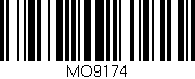Código de barras (EAN, GTIN, SKU, ISBN): 'MO9174'