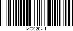 Código de barras (EAN, GTIN, SKU, ISBN): 'MO9204-1'