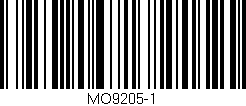 Código de barras (EAN, GTIN, SKU, ISBN): 'MO9205-1'