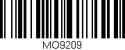 Código de barras (EAN, GTIN, SKU, ISBN): 'MO9209'