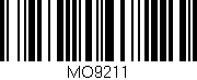 Código de barras (EAN, GTIN, SKU, ISBN): 'MO9211'