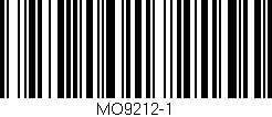 Código de barras (EAN, GTIN, SKU, ISBN): 'MO9212-1'