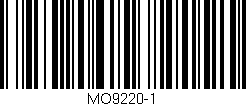 Código de barras (EAN, GTIN, SKU, ISBN): 'MO9220-1'