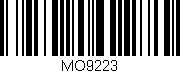 Código de barras (EAN, GTIN, SKU, ISBN): 'MO9223'