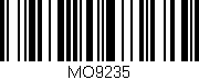 Código de barras (EAN, GTIN, SKU, ISBN): 'MO9235'