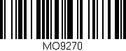 Código de barras (EAN, GTIN, SKU, ISBN): 'MO9270'