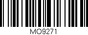 Código de barras (EAN, GTIN, SKU, ISBN): 'MO9271'