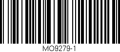 Código de barras (EAN, GTIN, SKU, ISBN): 'MO9279-1'